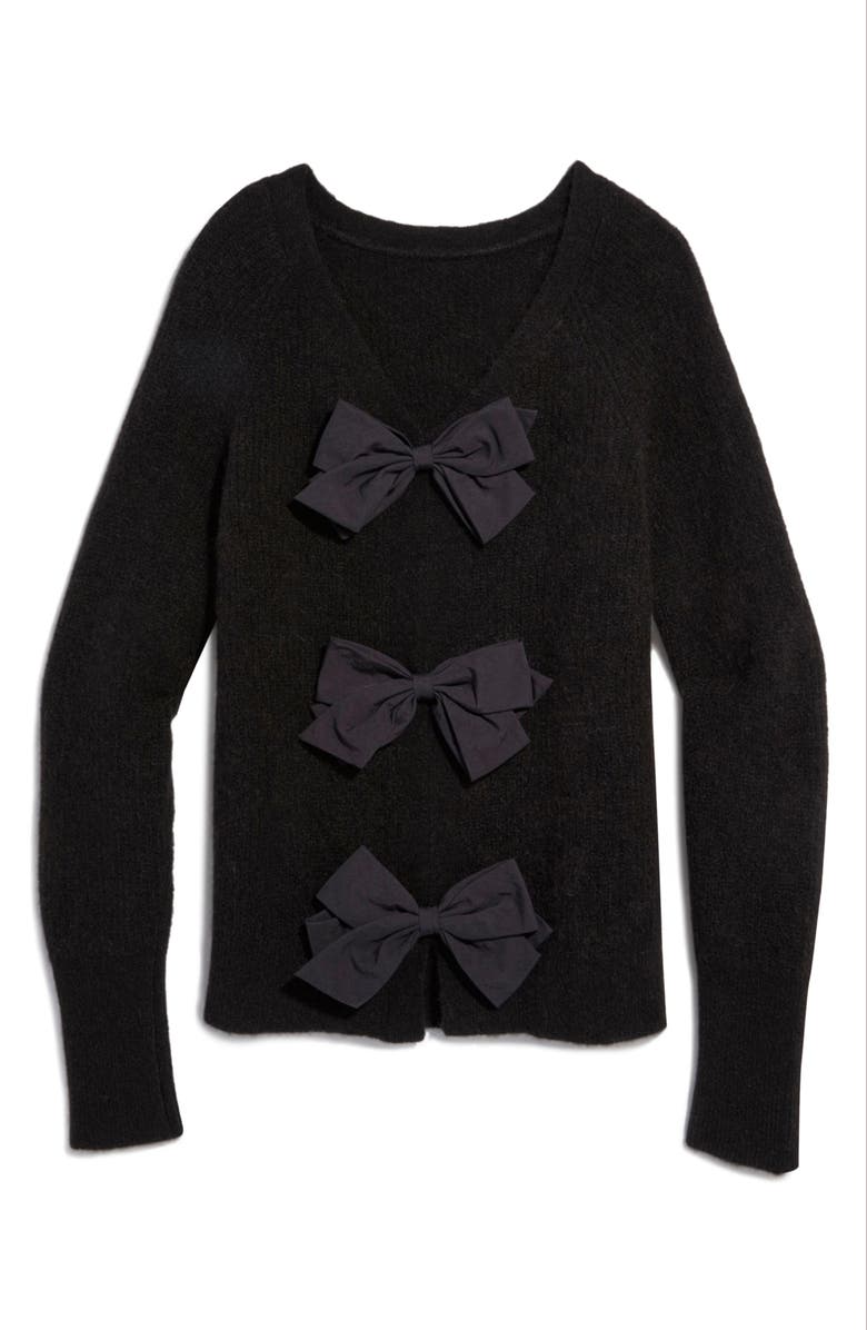 vineyard vines Bow Back Sweater, Alternate, color, Jet Black