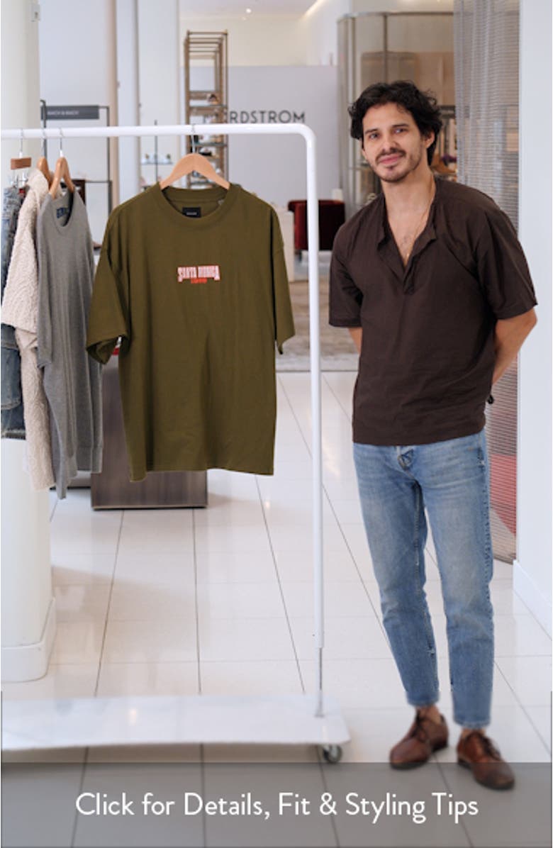 Santa Monica Embroidered T-Shirt, sales video thumbnail