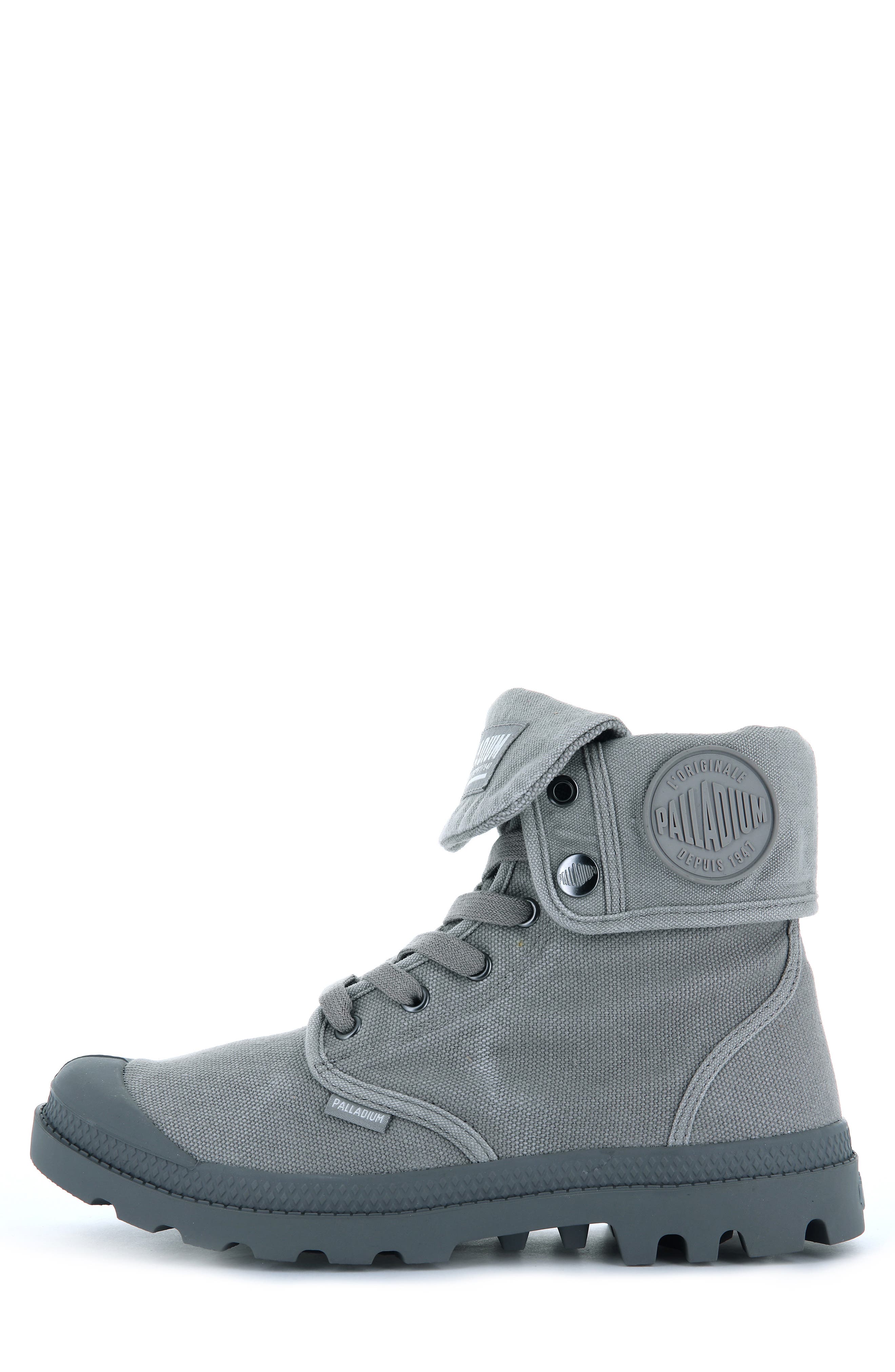 'Baggy' Canvas Boot, Alternate, color, TITANIUM/ HIGH RISE
