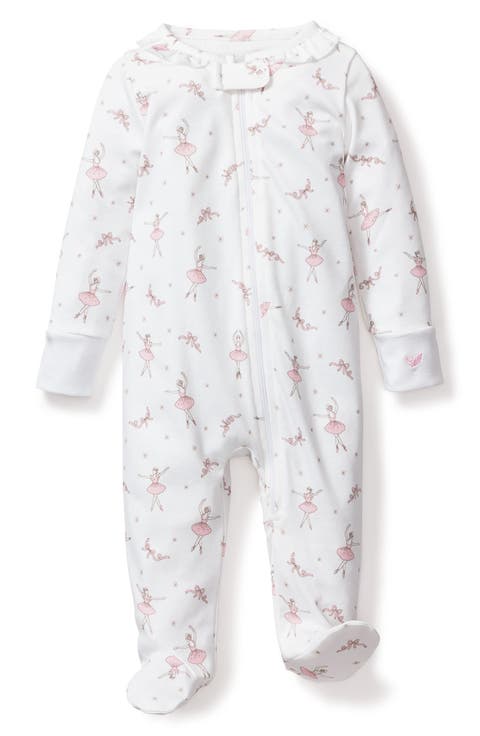 Sugar Plum Fairy Fitted One-Piece Pima Cotton Pajamas (Baby)
