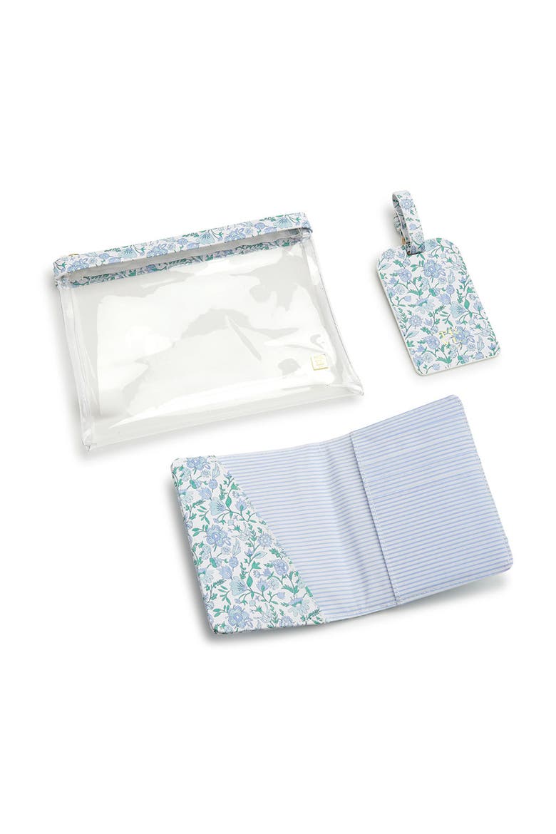 Hamptons Floral Travel Set, Alternate, color, Blue