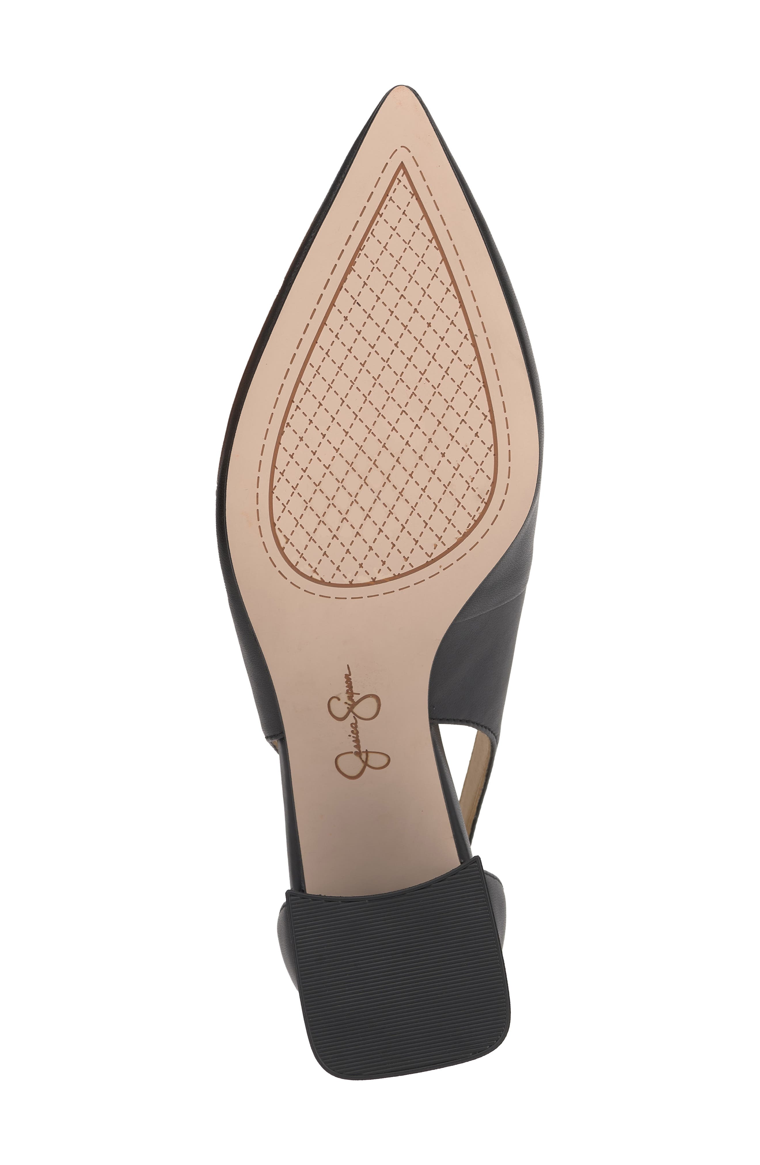 Jessica Simpson Sylan Chain Ankle Strap Pointed Toe Pump, Alternate, color, 