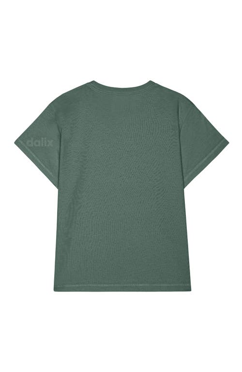 Dalix Womens Lil Cherry Lightweight High Waisted Tee In Green