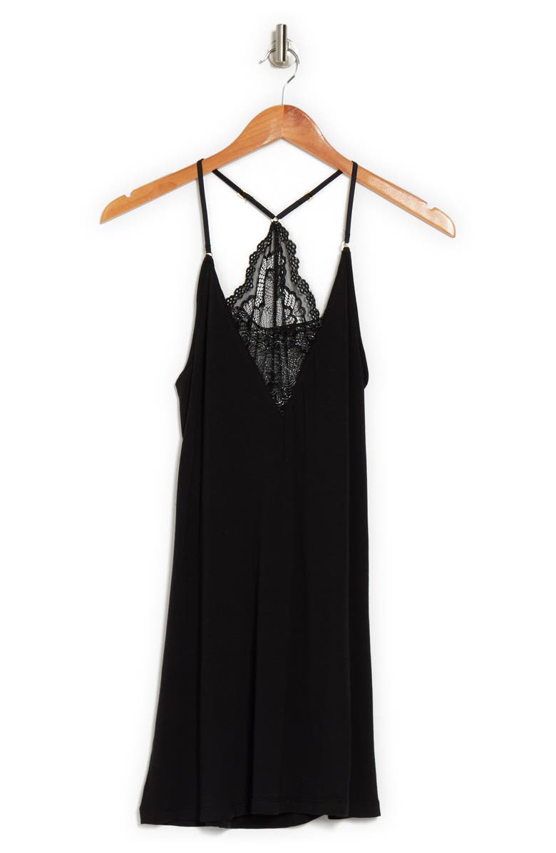 Flora Nikrooz Kat Chemise Slip Dress, Alternate, color, 