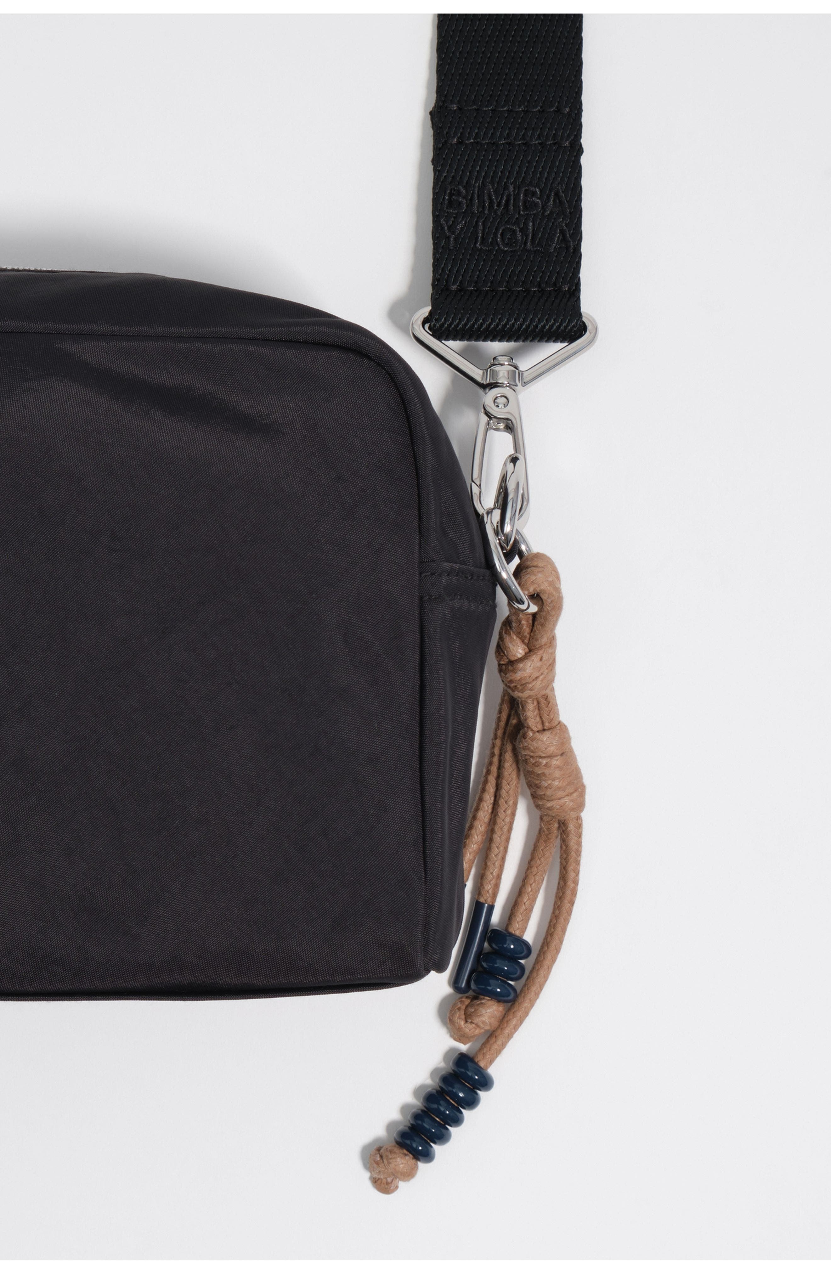 Bimba y Lola Nylon Crossbody Bag SS26, Alternate, color, Graphite