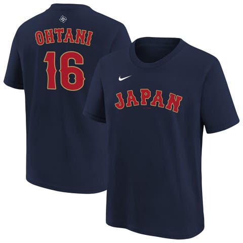 Youth Nike Shohei Ohtani Navy Japan Baseball 2026 World Baseball Classic Name & Number T-Shirt