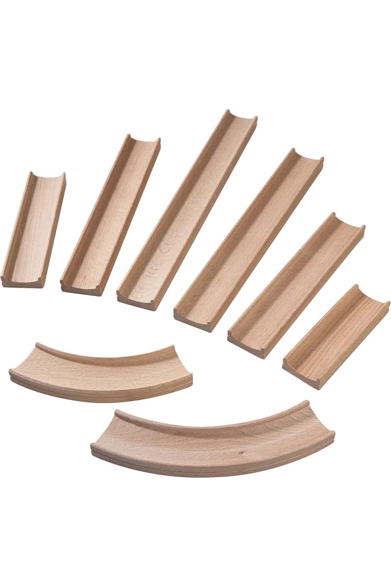 Kullerbu Straight and Curves Track Expansion Set, Alternate, color, Multi
