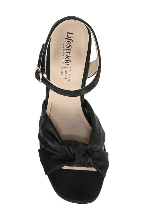 LIFESTRIDE LIFESTRIDE AUGUST ANKLE STRAP PLATFORM SANDAL