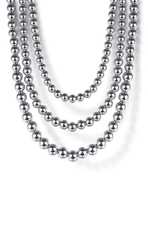 Bujukan Sterling Silver Beaded Necklace