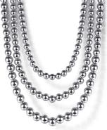Gabriel & Co. Bujukan Sterling Silver Beaded Necklace