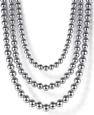 Gabriel & Co. Bujukan Sterling Silver Beaded Necklace