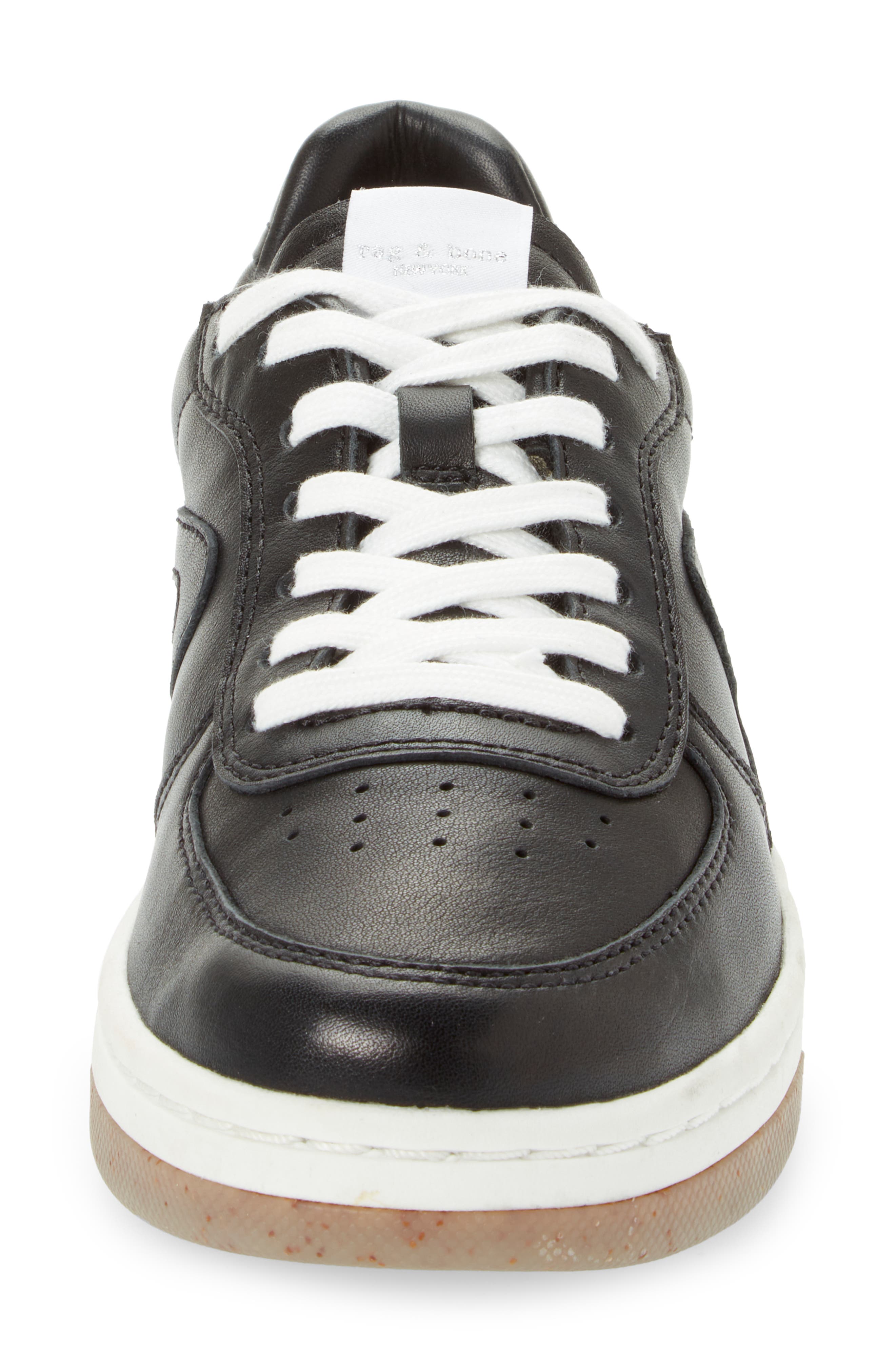 rag & bone Retro Court Sneaker, Alternate, color, Blk