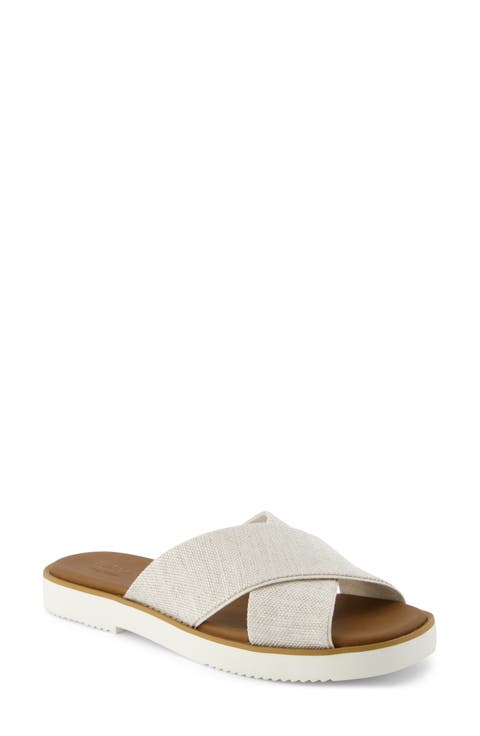 Mae Crisscross Slide Sandal (Women)