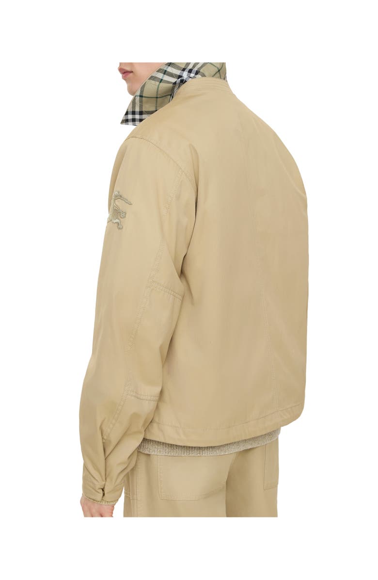 Burberry Gabardine Jacket, Alternate, color, Dune Beige