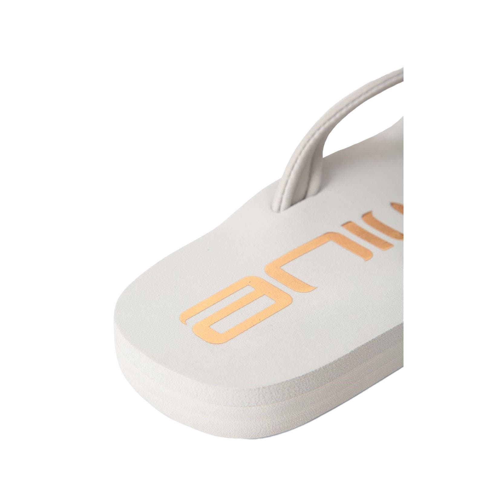 Logo Flip Flops, Alternate, color, Gray and Gold