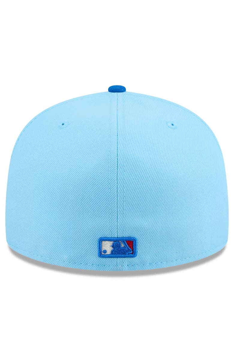 New Era Men's New Era Light Blue/Blue Milwaukee Brewers 2025 Fourth of July 59FIFTY Fitted Hat, Alternate, color, 