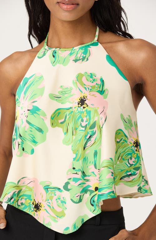 Astr The Label Halter Scarf Top