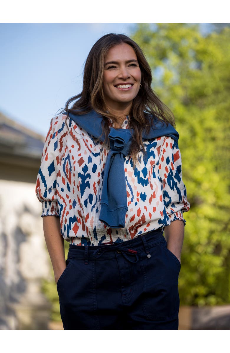 Brakeburn Yuki Painterly Blouse, Alternate, color, Multi