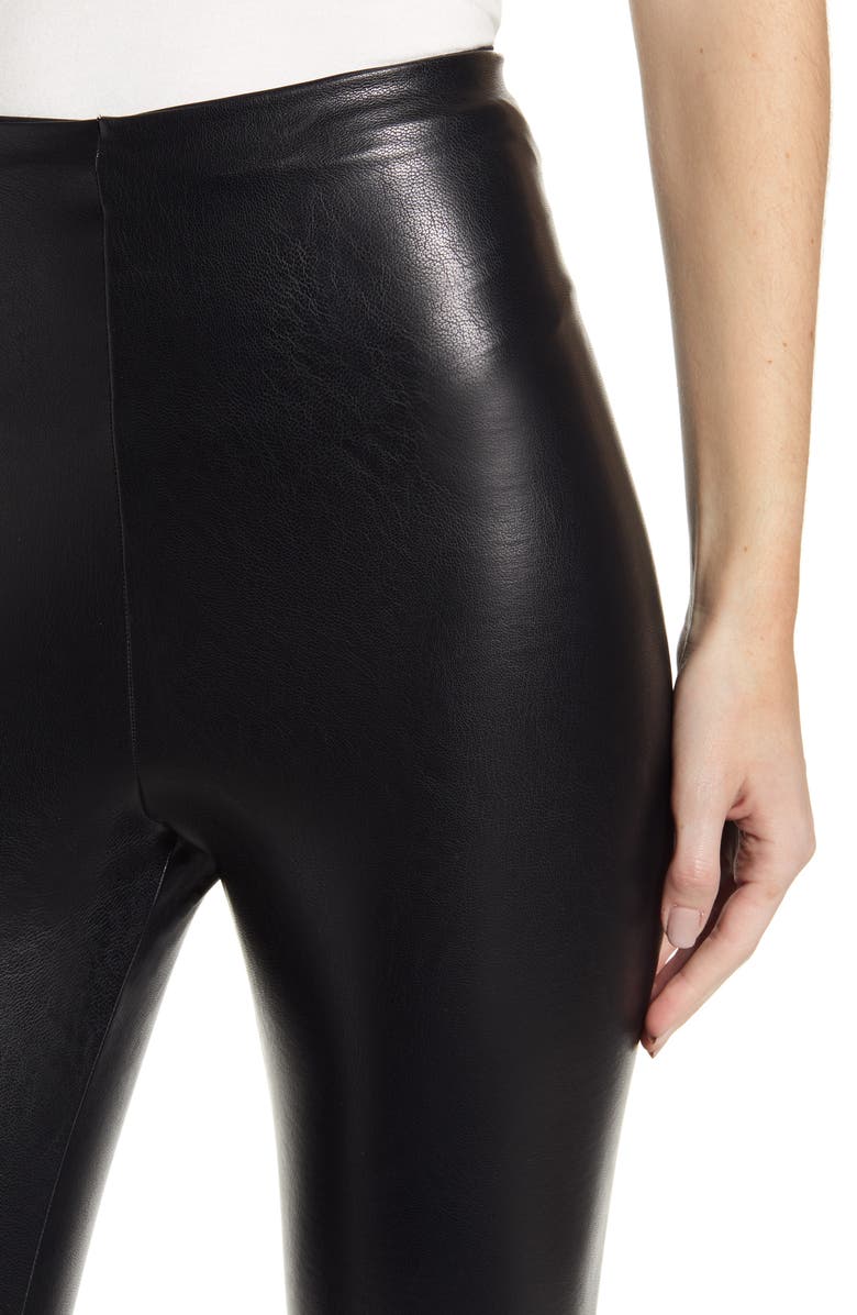 Commando Faux Leather Capri Leggings, Alternate, color,