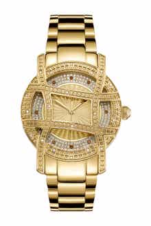 JBW Olympia 10 Year Anniversary Diamond Bracelet Watch, 37mm