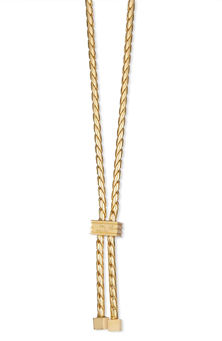 IVI Los Angeles Bolo Tie Necklace, Alternate, color, Yellow Gold