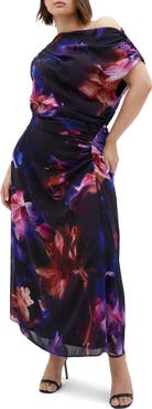 City Chic Vivid Floral Maxi Dress