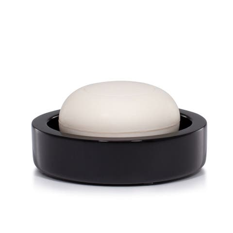 Domus Black Gloss Soap Dish