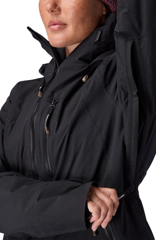 Backcountry Crestcruiser Insulated Jacket In Black