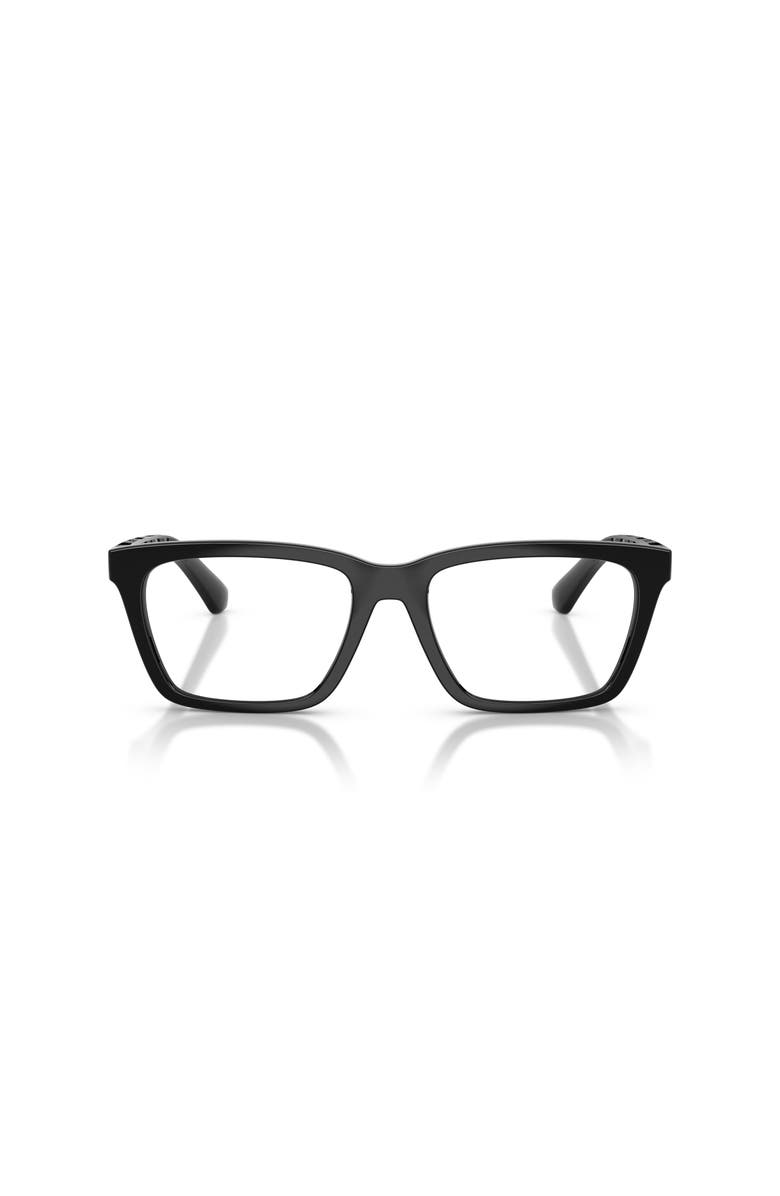 Burberry 53mm Rectangle optical glasses, Alternate, color, Black