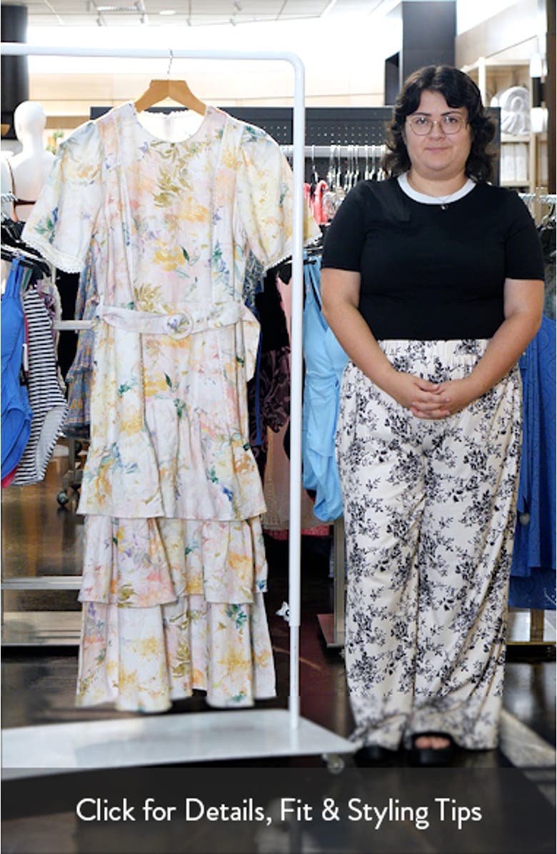 Garden of Love Tiered Maxi Dress, sales video thumbnail