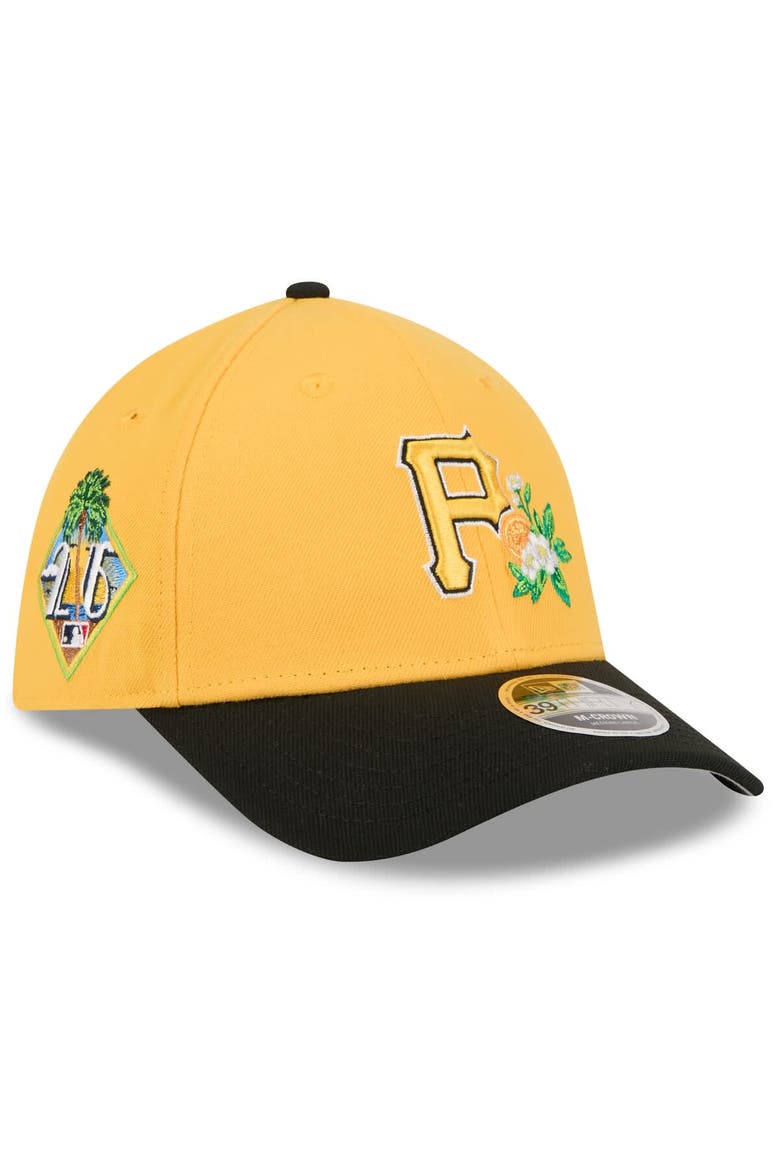 Men's New Era  Gold/Black Pittsburgh Pirates 2026 Spring Training M-Crown 39THIRTY Flex Hat, Main, color, Gold