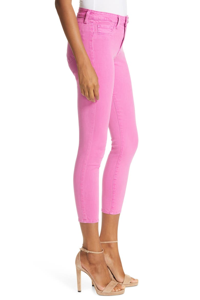 High Waist Skinny Ankle Jeans, Alternate, color, POSEY