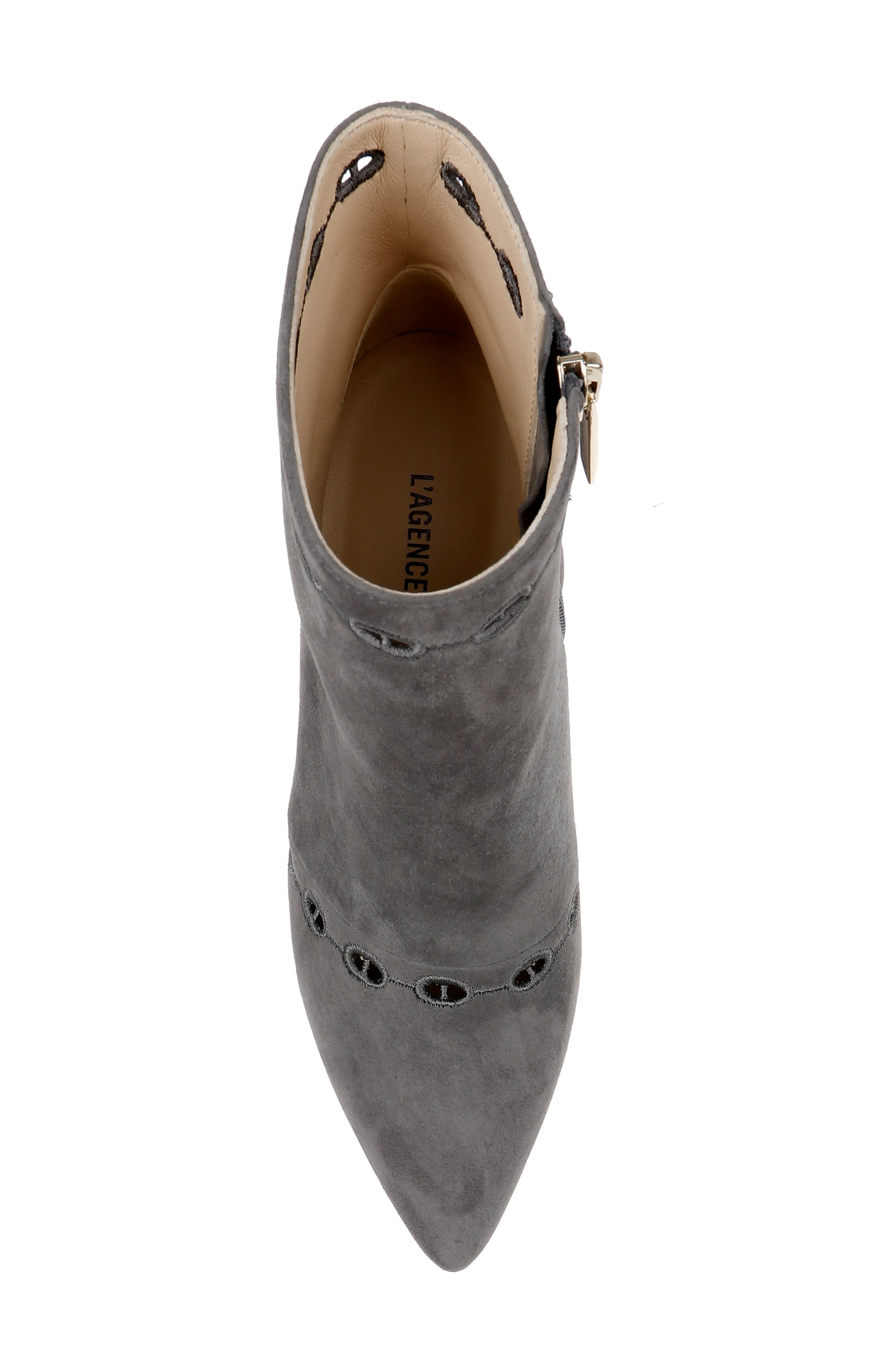 L'AGENCE Chantae Pointed Toe Bootie, Alternate, color, 