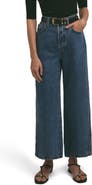 Favorite Daughter The Masha Super High Waist Crop Wide Leg Jeans
