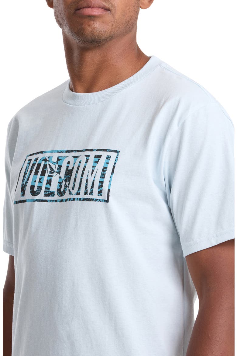 Chaotic Cotton Graphic T-Shirt, Alternate, color, LIGHT BLUE