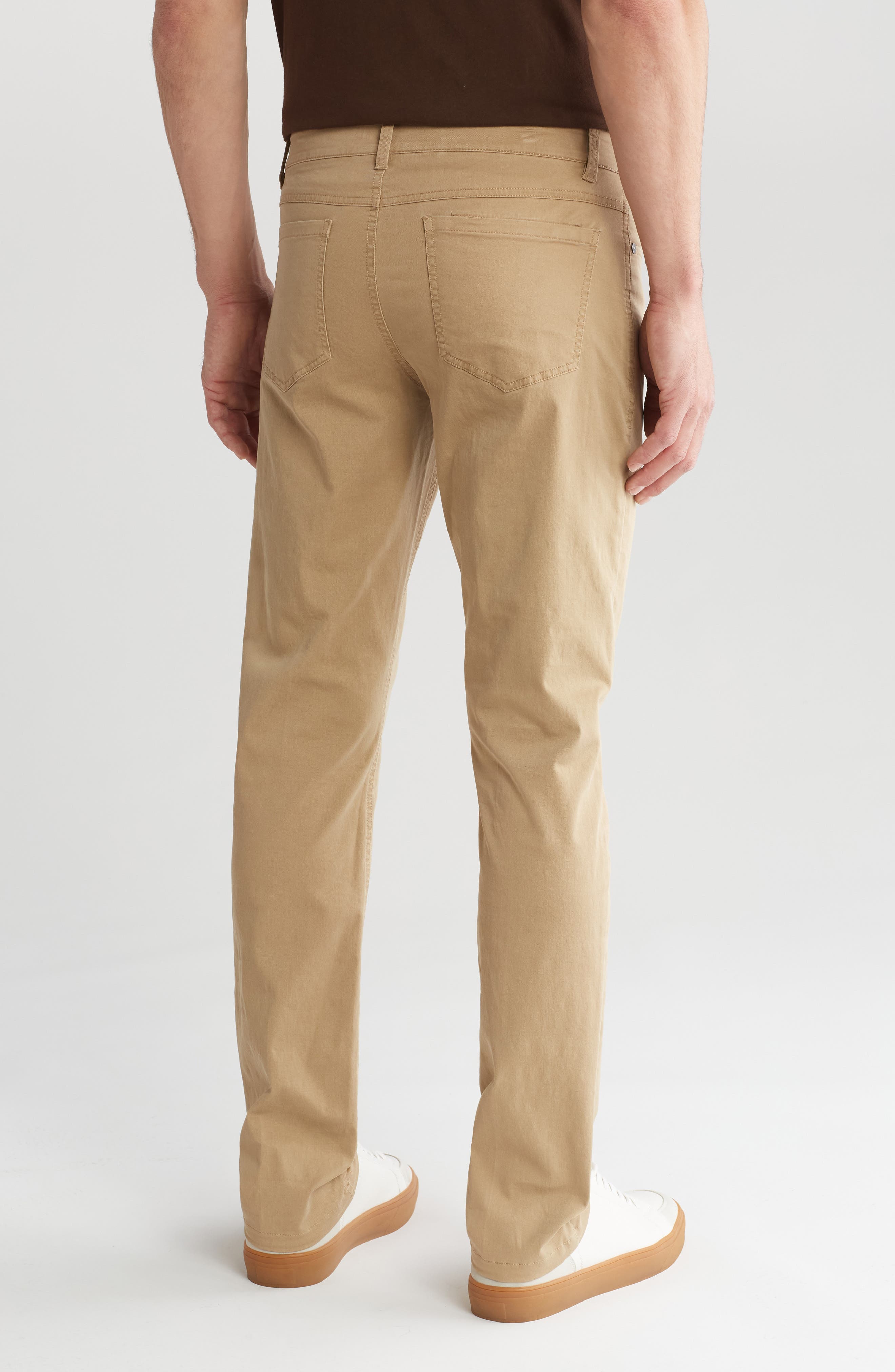 Flat Front Stretch Comfort Slim Leg Pants - image 2