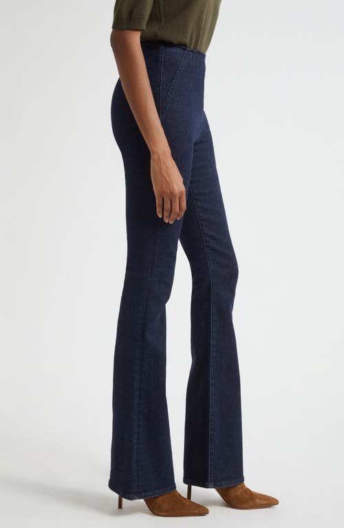 Veronica Beard Beverly Off Duty High Rise Bootcut Jeans In Oxford In Gold