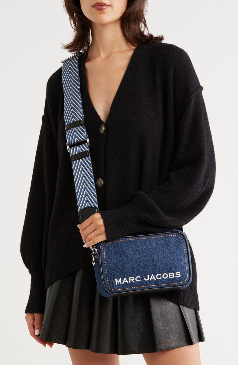 Marc Jacobs Denim Bold Flash Camera Crossbody Bag, Alternate, color,