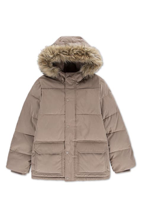 Kids' Heavyweight Parka with Faux Fur Trim (Little Kid & Big Kid)