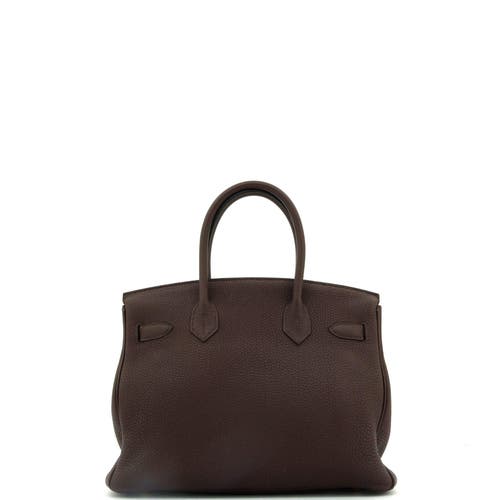 Pre-owned Hermes Hermes Birkin Handbag Brown Togo With Gold Hardware 30 In Brown