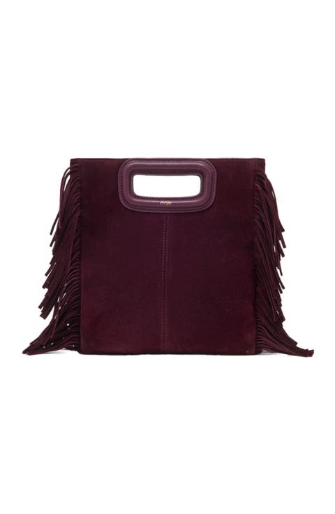 Suede M bag
