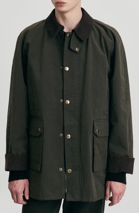 Unisex Waxed Cotton Hunting Jacket
