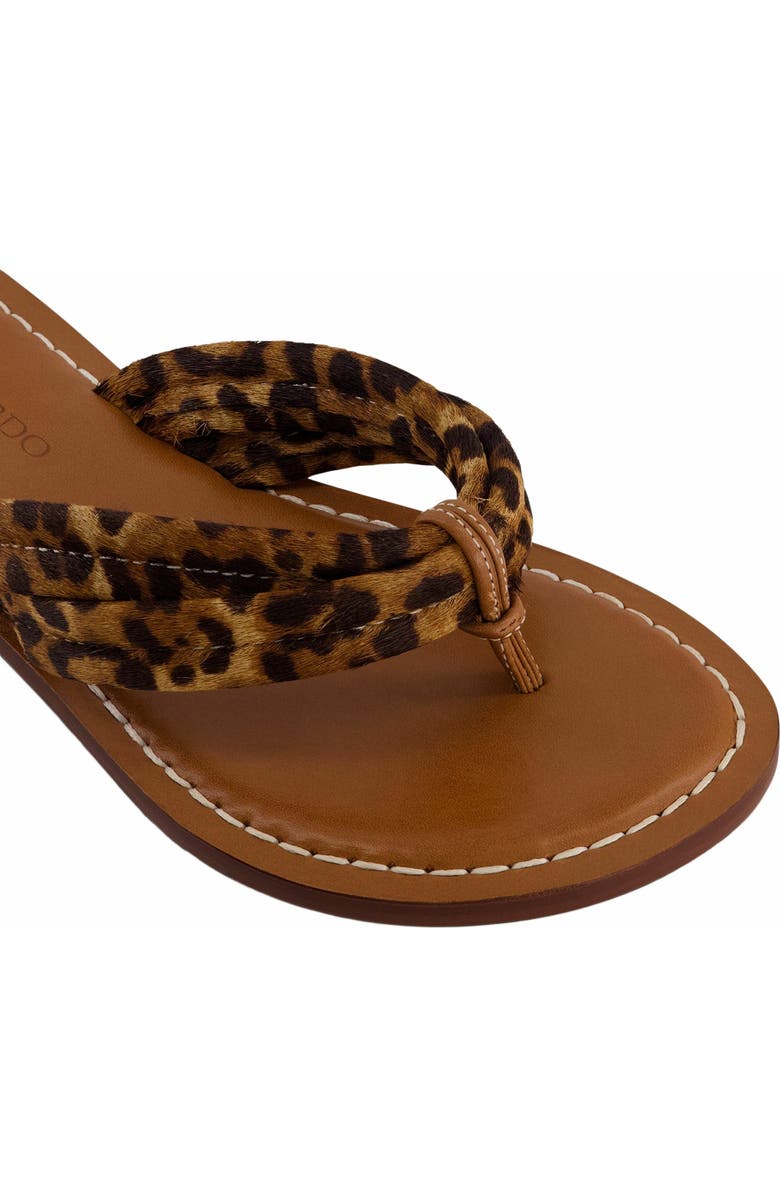 Bernardo Footwear Miami Haircalf Thong Sandal, Alternate, color,