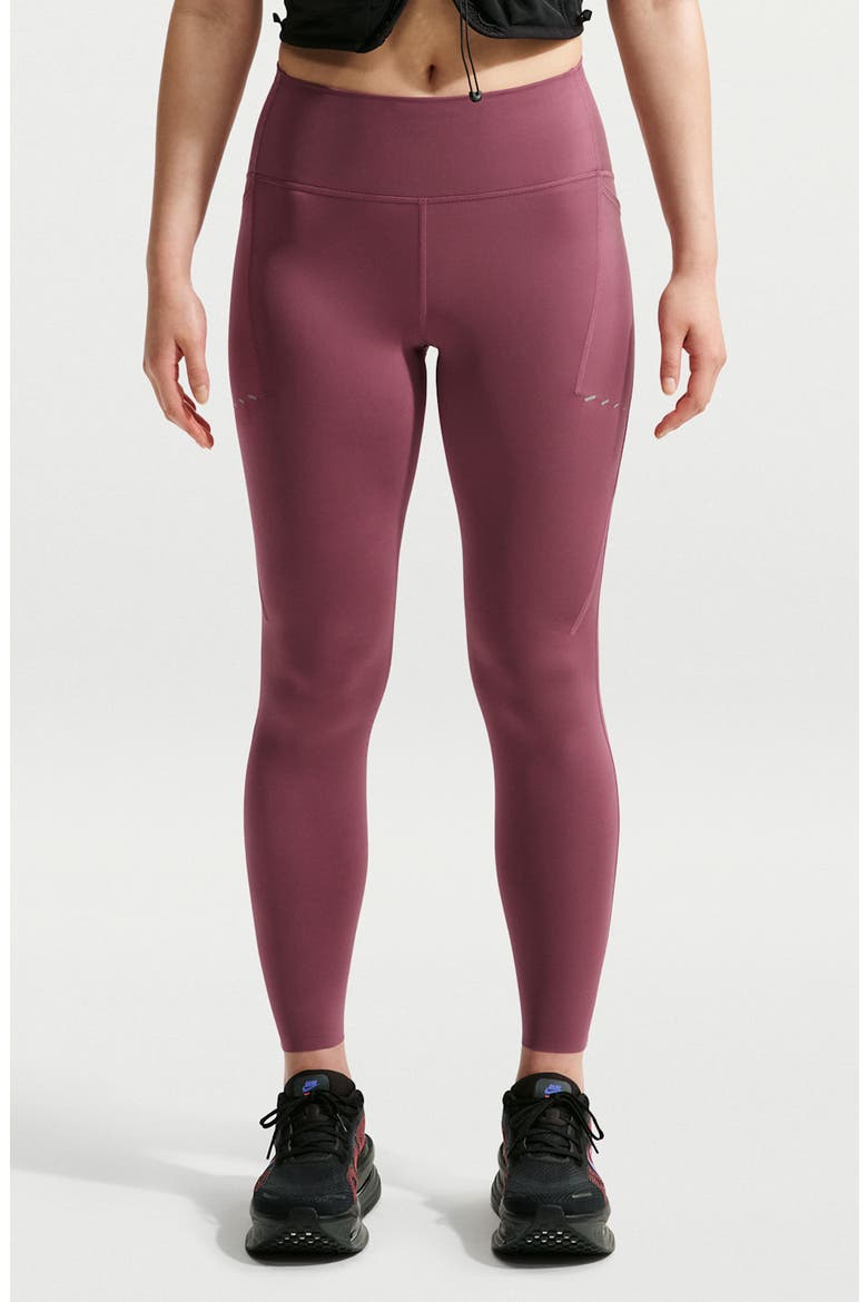 Swift High-Waisted Pocket 7/8 Running Leggings, Main, color, 654 PINK SMOKE