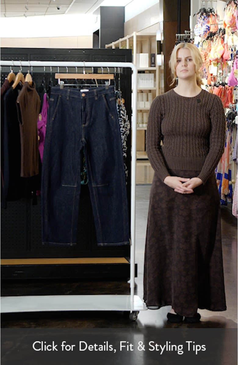 Beau High Waist Ankle Barrel Jeans, sales video thumbnail