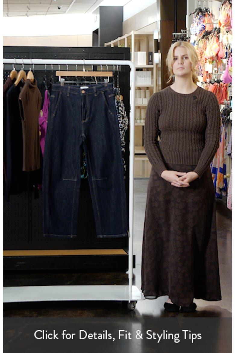 Beau High Waist Ankle Barrel Jeans video