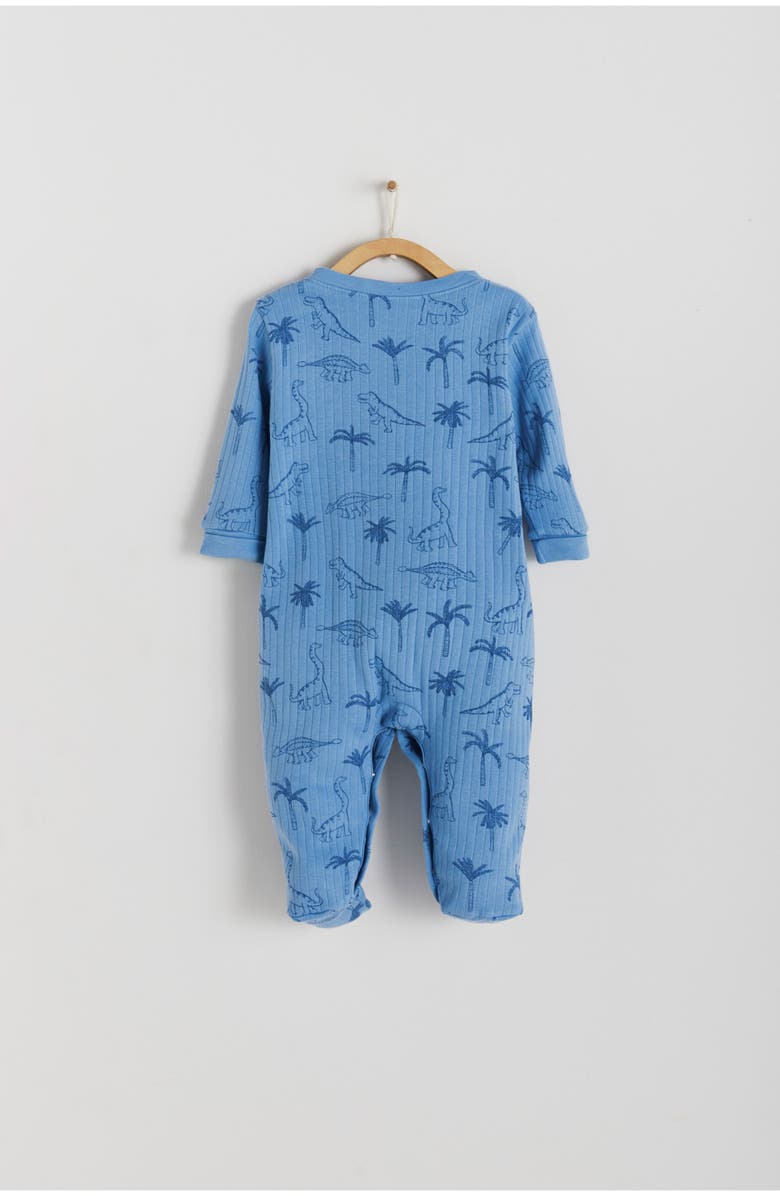 Babycottons Premium Cotton Roar Footie Pajama for Infant, Alternate, color, Full Print