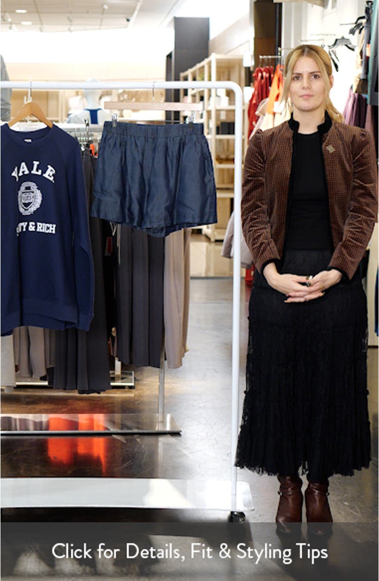 Aaliyah Chambray Shorts, sales video thumbnail