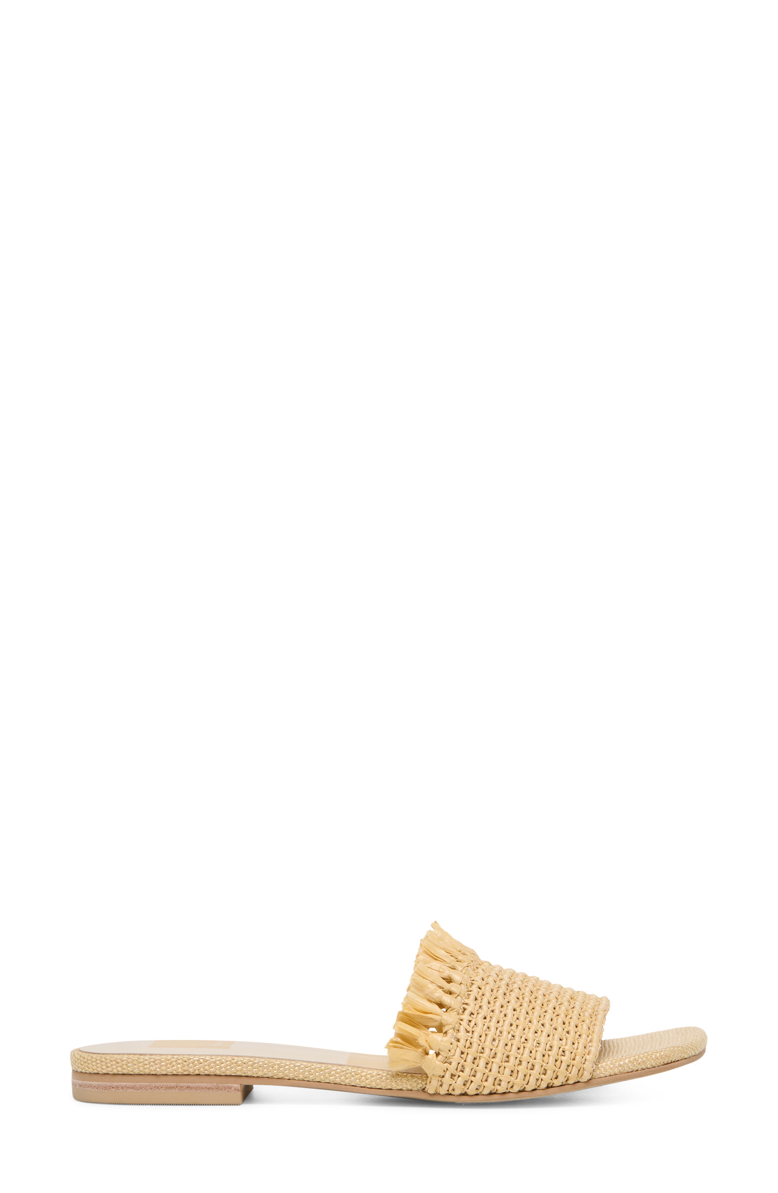 Lenya Slide Sandal, Alternate, color, LIGHT NATURAL RAFFIA
