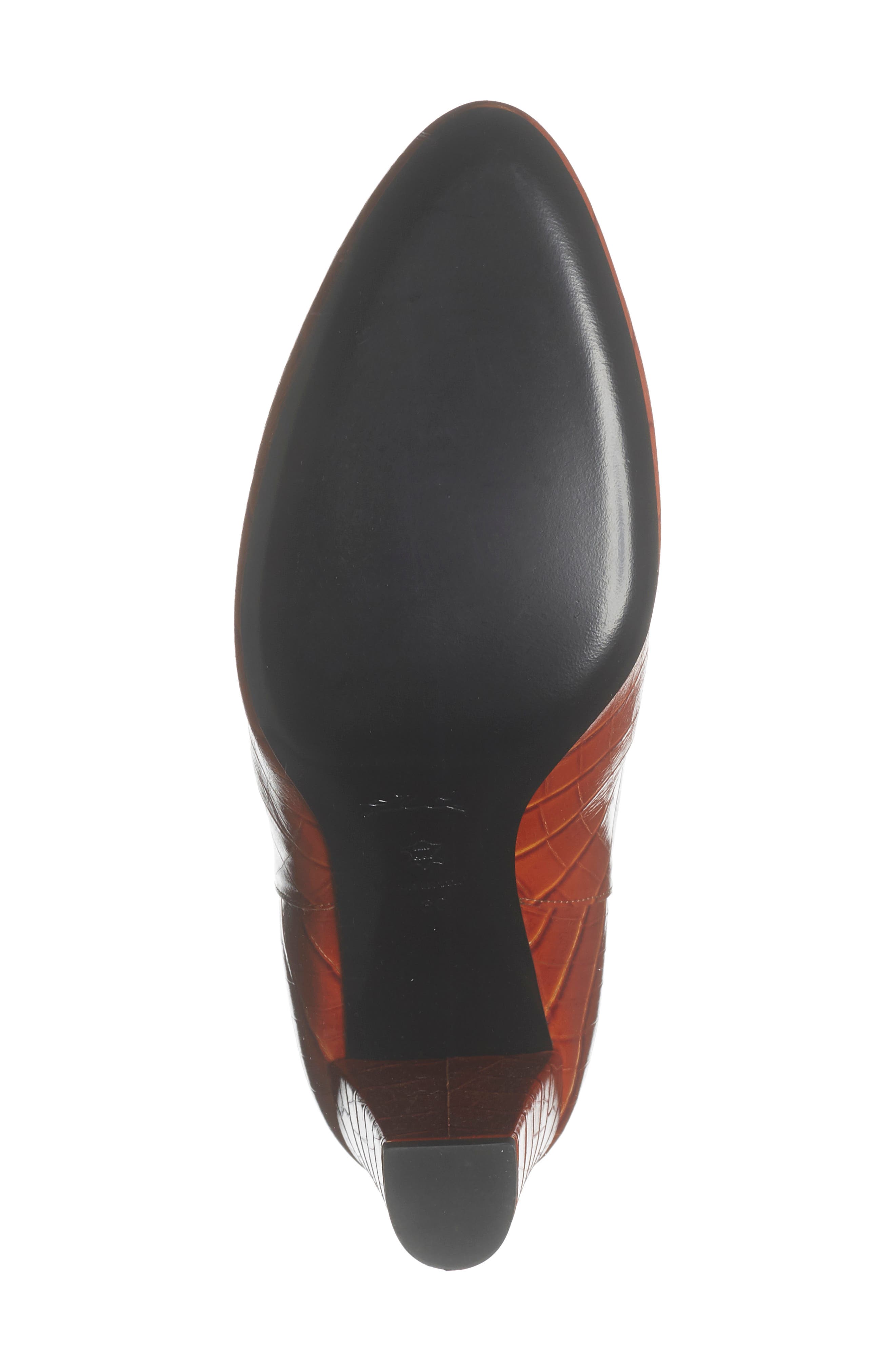 Longchamp Knee High Boot, Alternate, color, Cognac